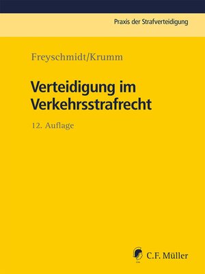 cover image of Verteidigung im Verkehrsstrafrecht